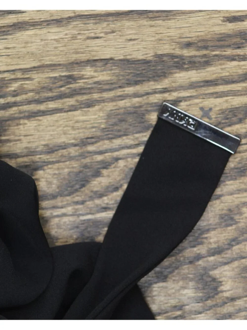 DKNY Belted Collared Tie Waist Jumpsuit DD3K284A Black 6